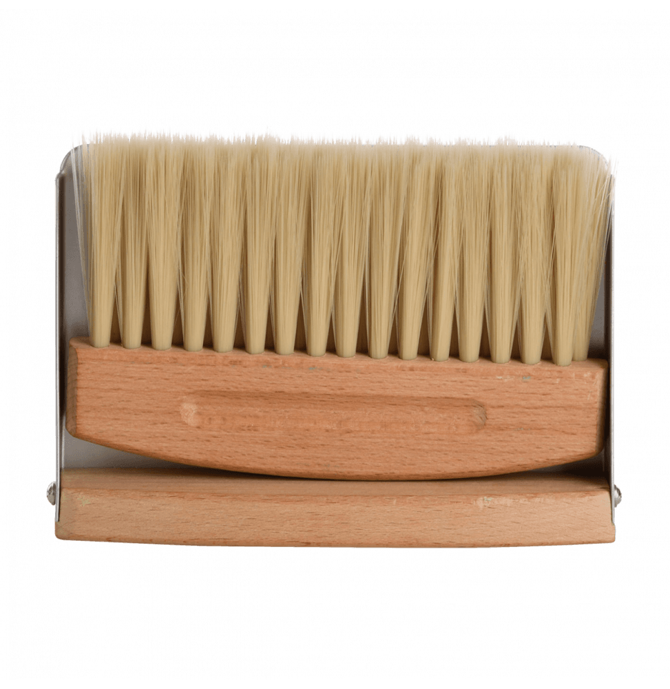 Set ramasse-miettes Zinc Bois Beige L 15,8 cm l 11,3 cm H 4,1 cm - Image 3