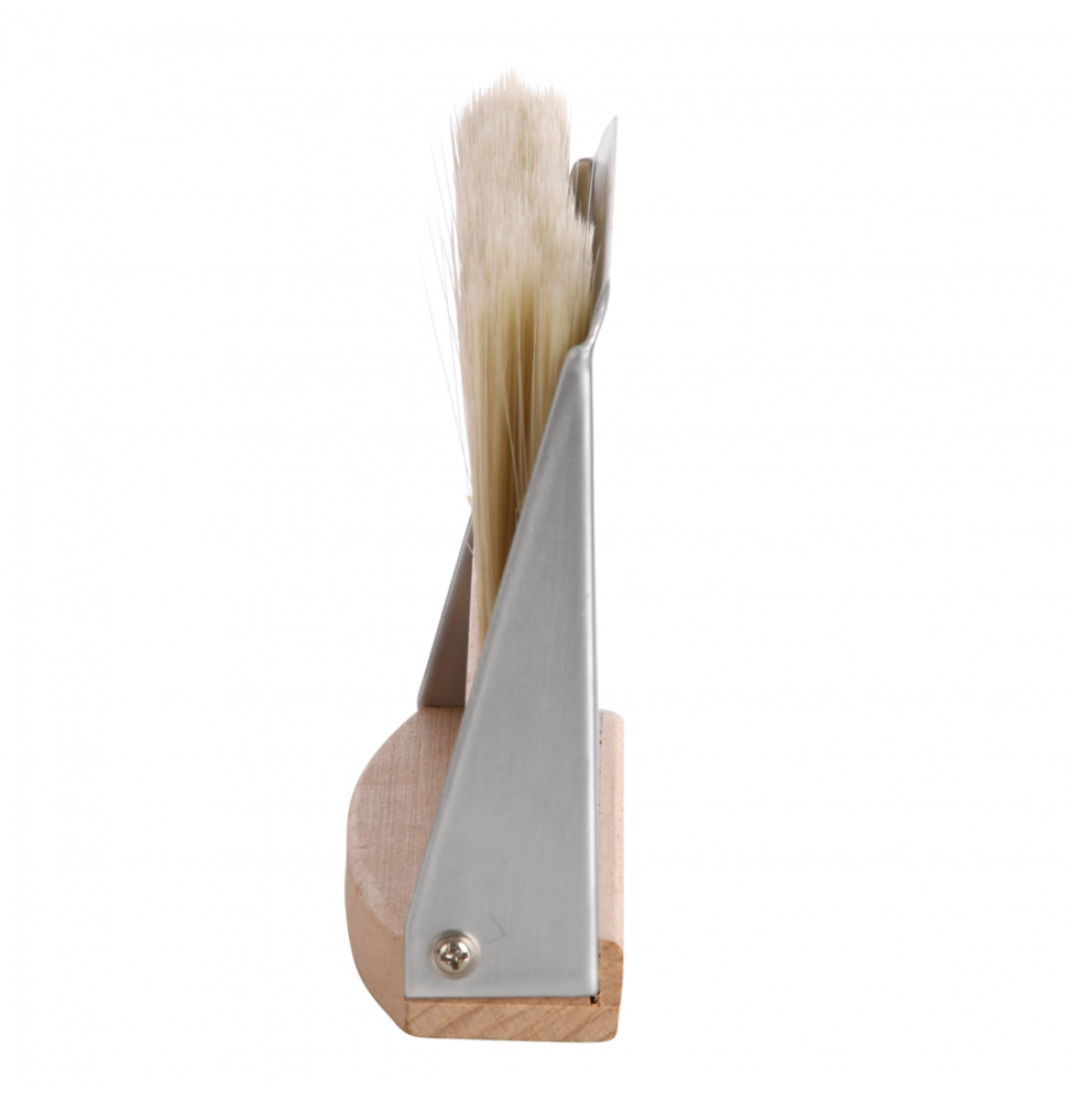 Set recogemigas de zinc y madera beige L 15,8 cm l 11,3 cm H 4,1 cm - Imagen 4