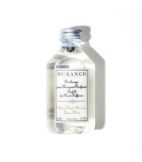 Durance - Recharge pour bouquet parfumé 500 mL Citron Vert-Menthe