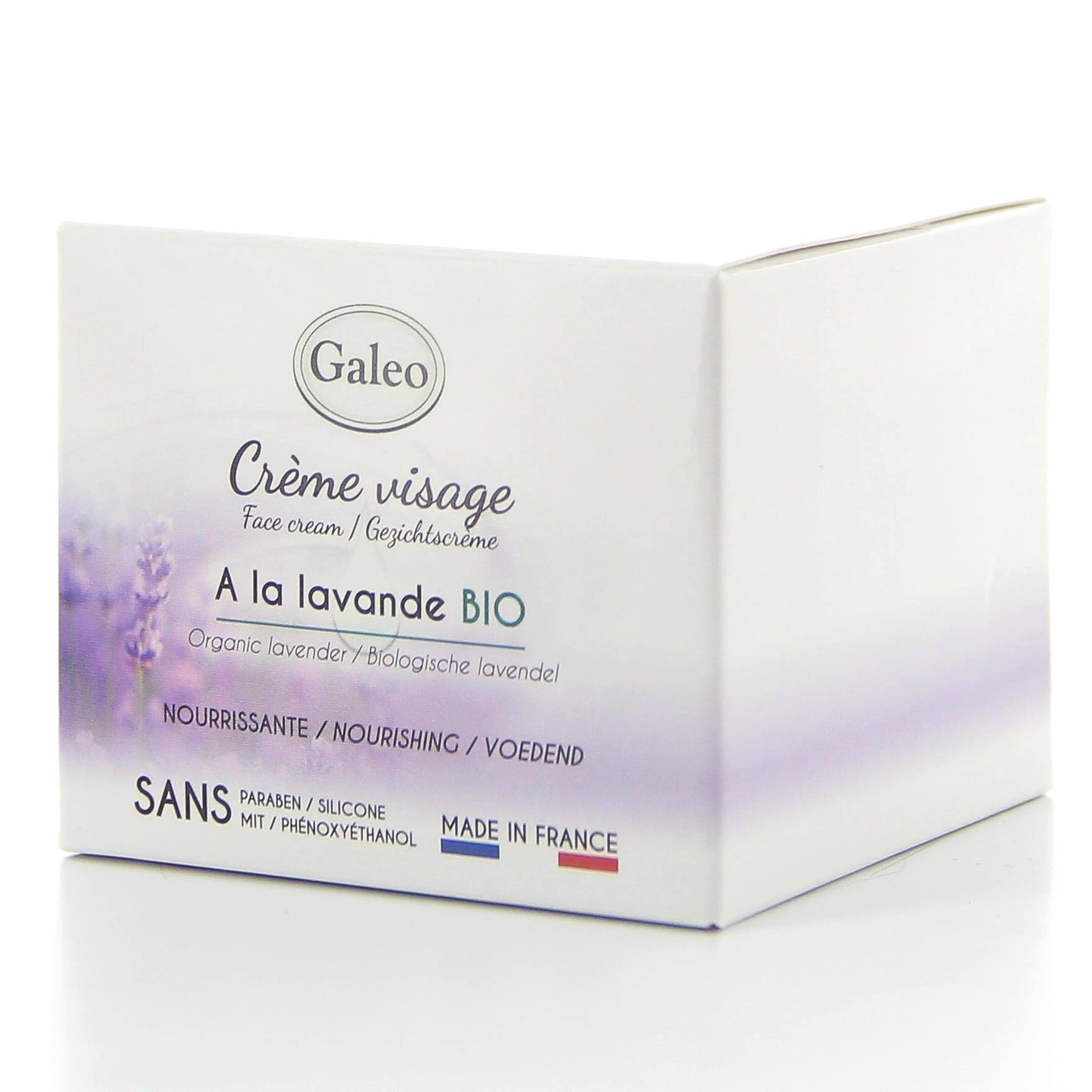 Galeo - Galeo - Crème visage à la lavande biologique 50 ml