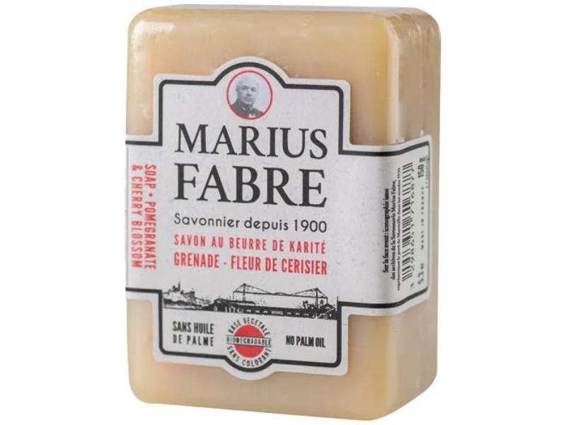 Savonnette fleur cerisier et grenade huile d'olive 150g – MARIUS FABRE