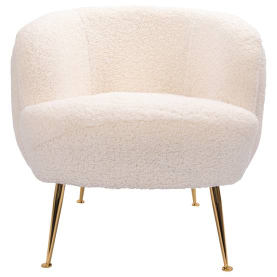 Fauteuil blanc L.74 x l.71,50 x H.71 cm - Image 1
