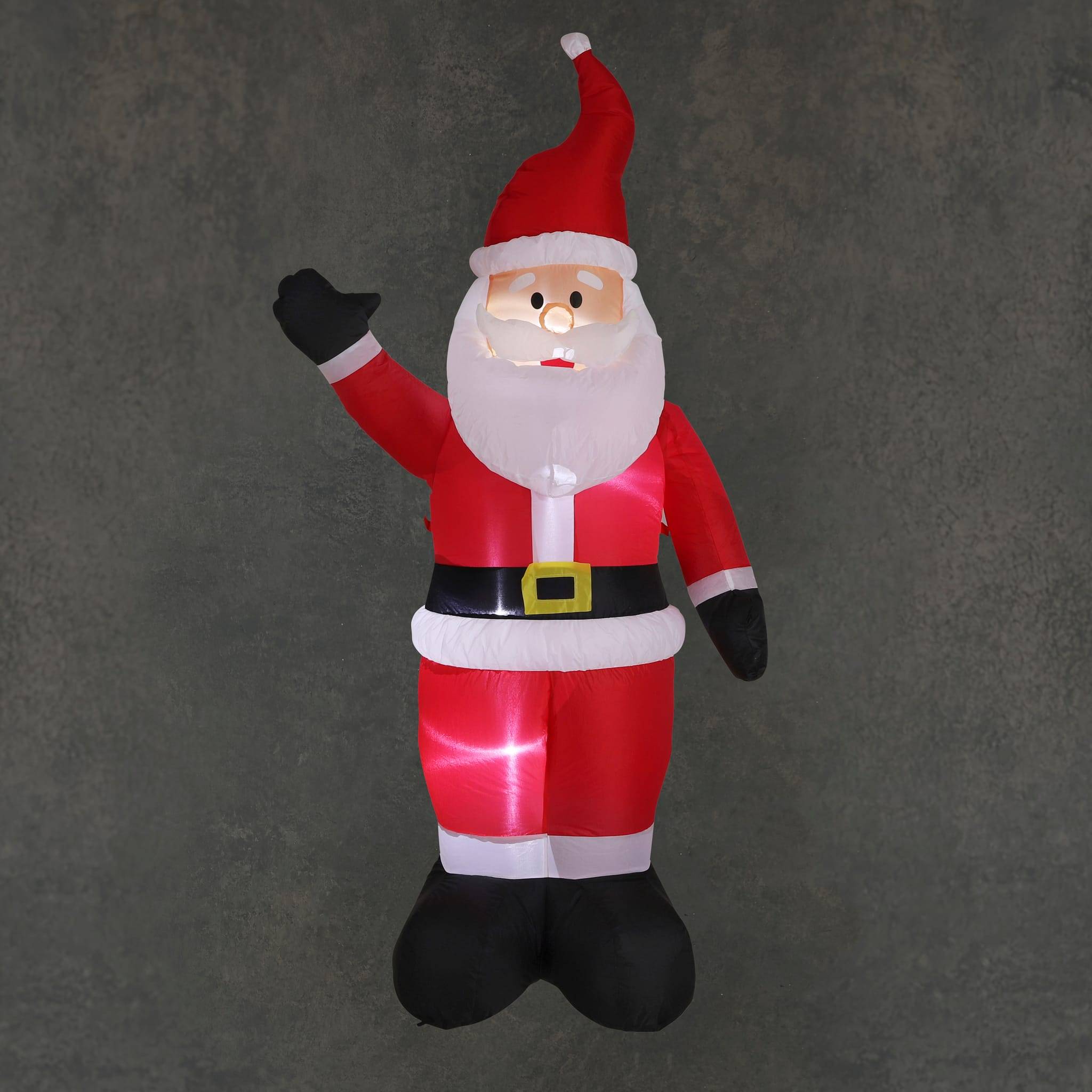 Luca Lighting - Père Noël gonflable rouge - L. 102 x l. 48 x H.183 cm