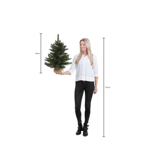 Pittsburgh sapin de noel TIPS 79 -hardneedle-Vert- h60xd38cm - Image 2