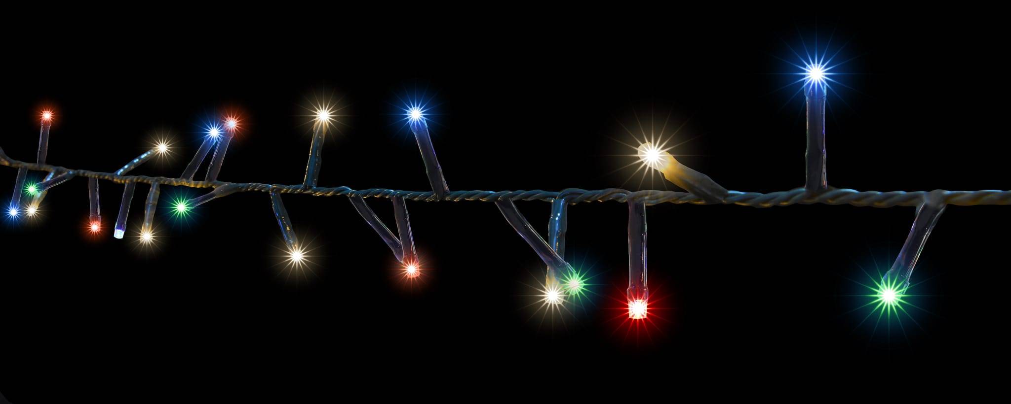 Blachere Illumination - Guirlande Flicker light® brillant 192 LED multicolore L.16 m - Image 1