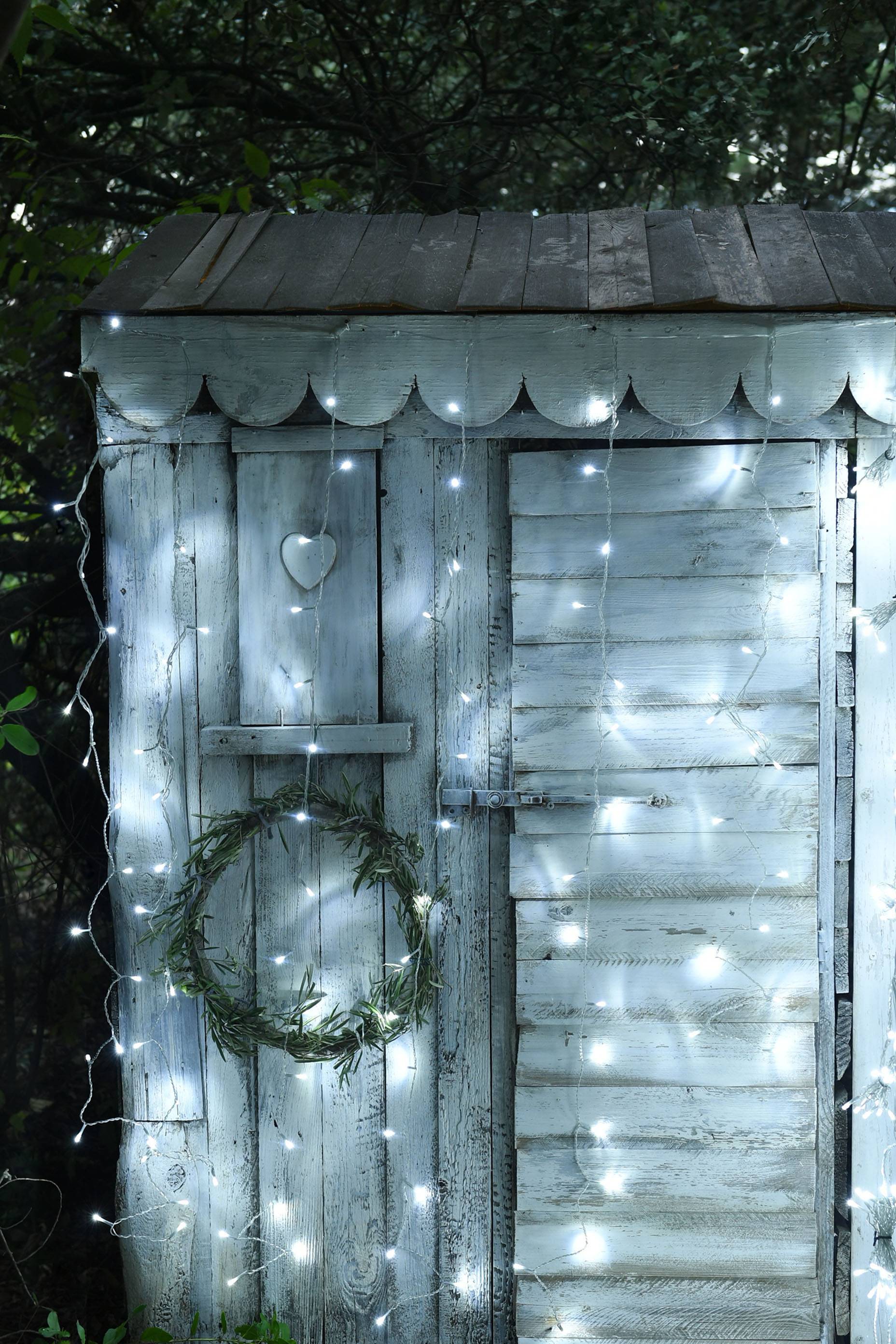 Blachere Illumination - Rideau LED effet digital Blanc pur L.5 x l.1,5 m - Blachere Illumination - Imagen 3