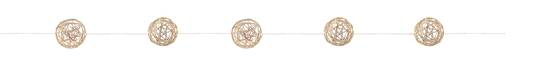 Blachere Illumination - Guirlande boules métal 50 micro LED blanc chaud - 3,5 V L.180 cm - Image 4
