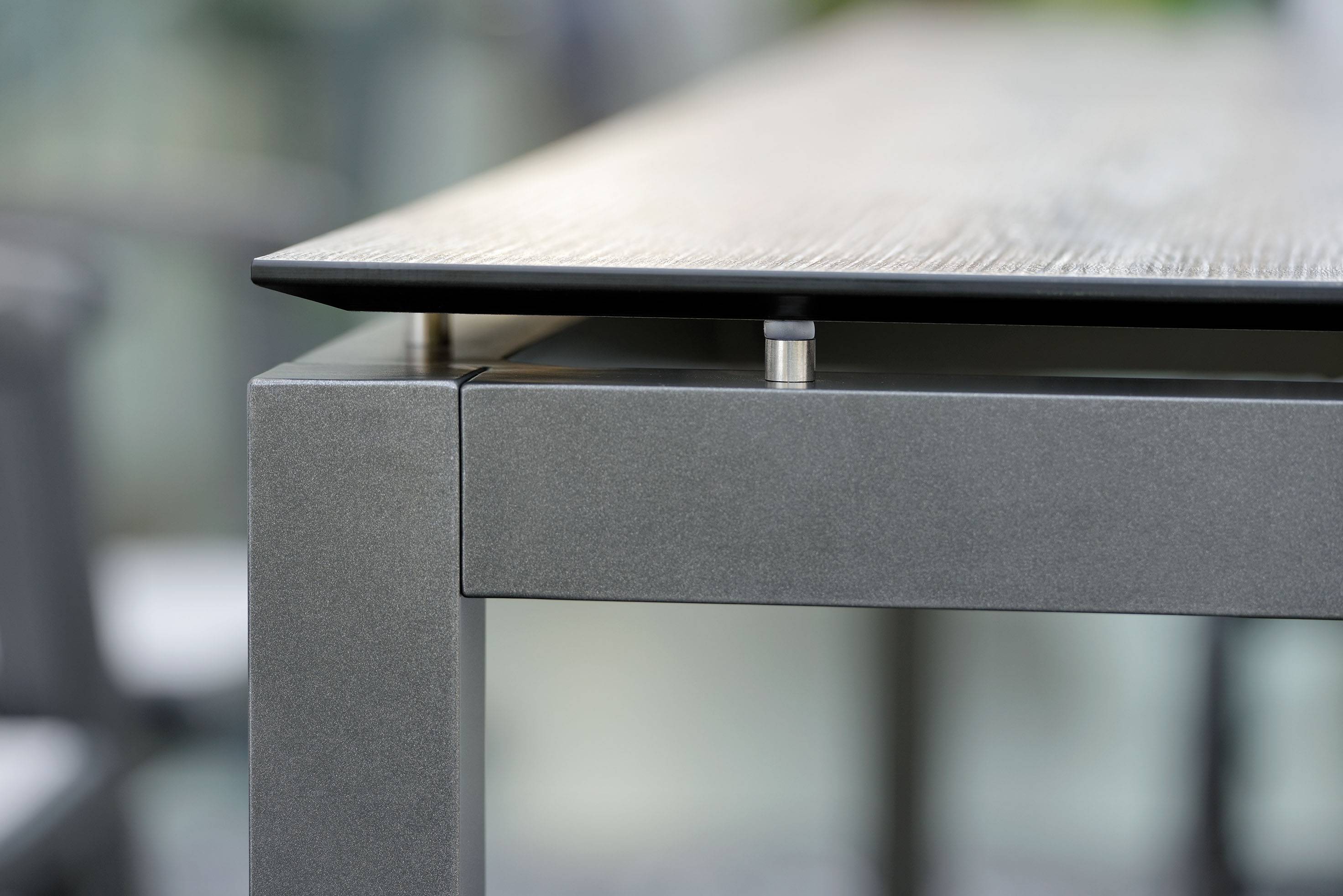 Pied de Table Aluminium Anthracite 200x100 cm - Image 6