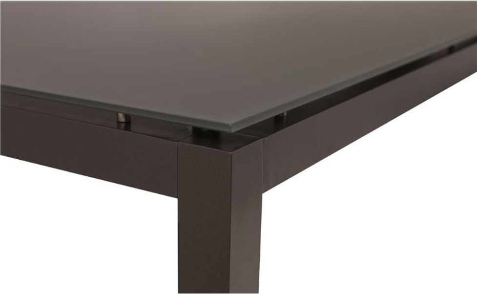Pied de Table Aluminium Anthracite 200x100 cm - Image 2