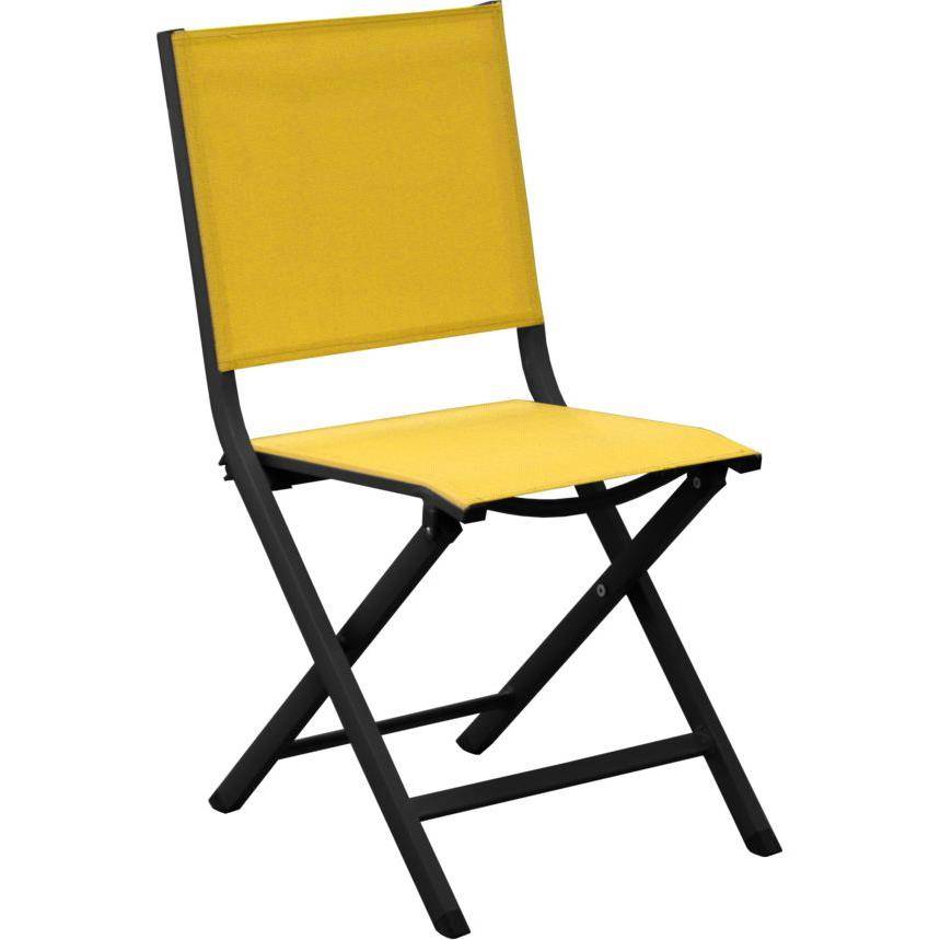 Chaise THEMA Graphite - Moutarde - Image 1