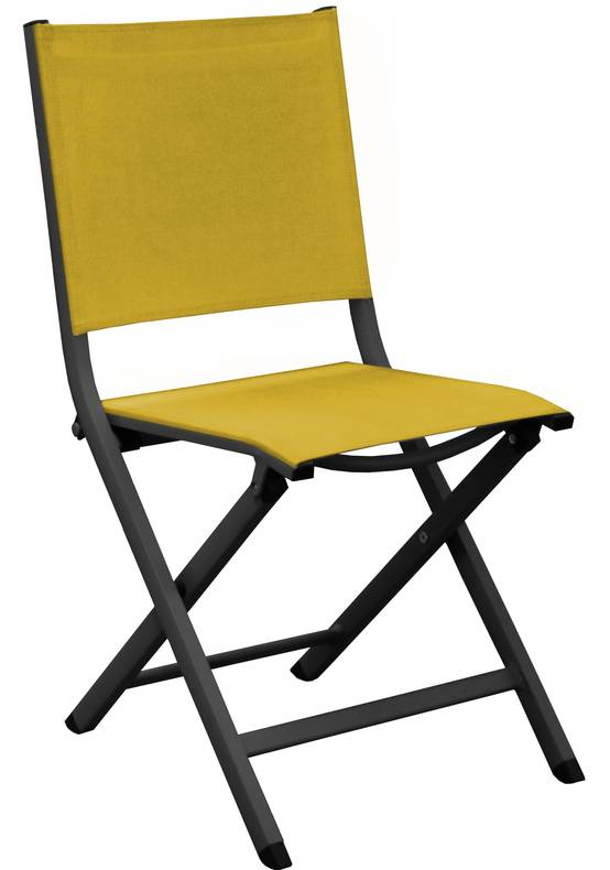 Chaise THEMA Graphite - Moutarde - Image 2