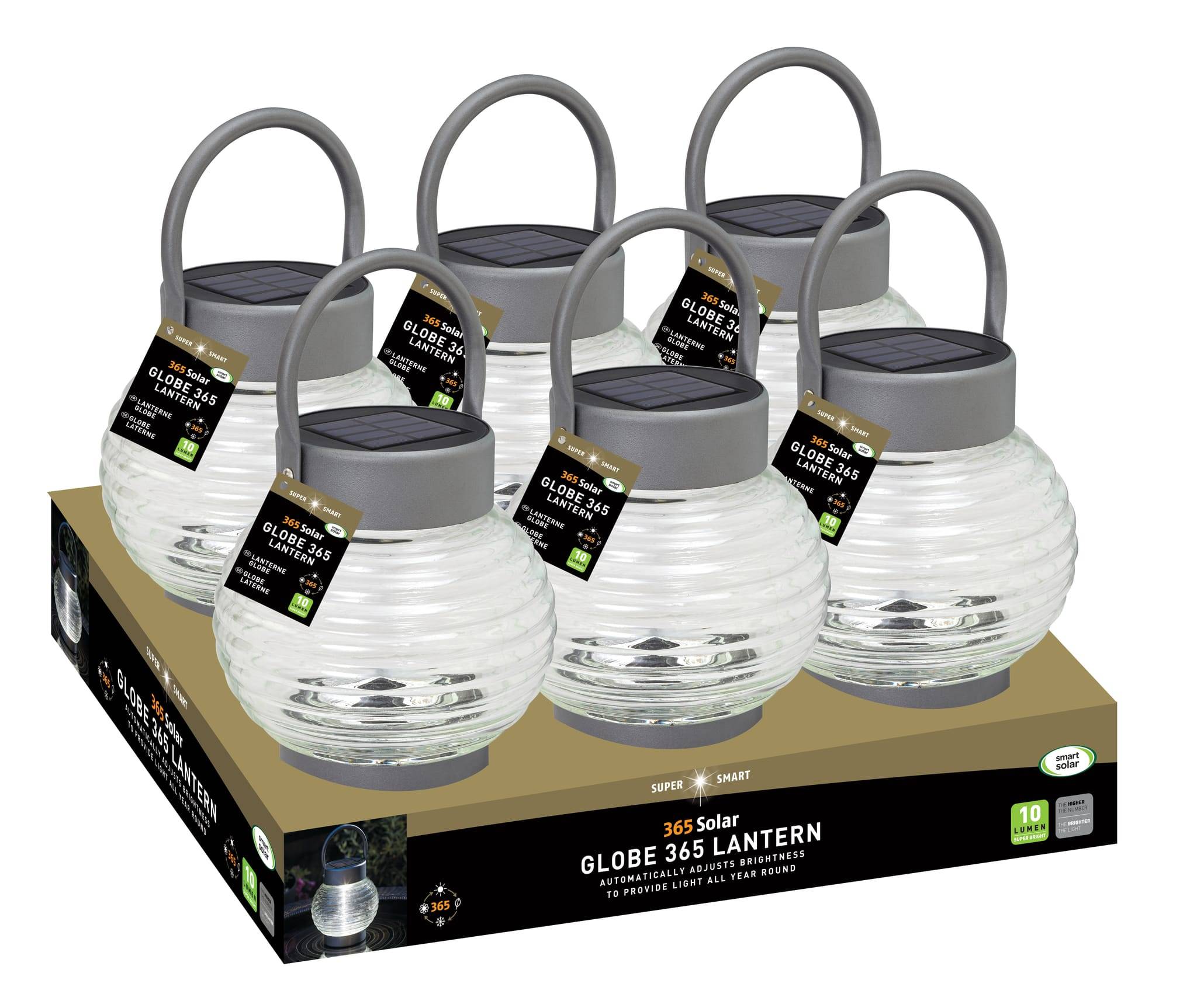 Smart Garden - Lanterne Solaire Globe 365 – SMARTSOLAR - Image 1