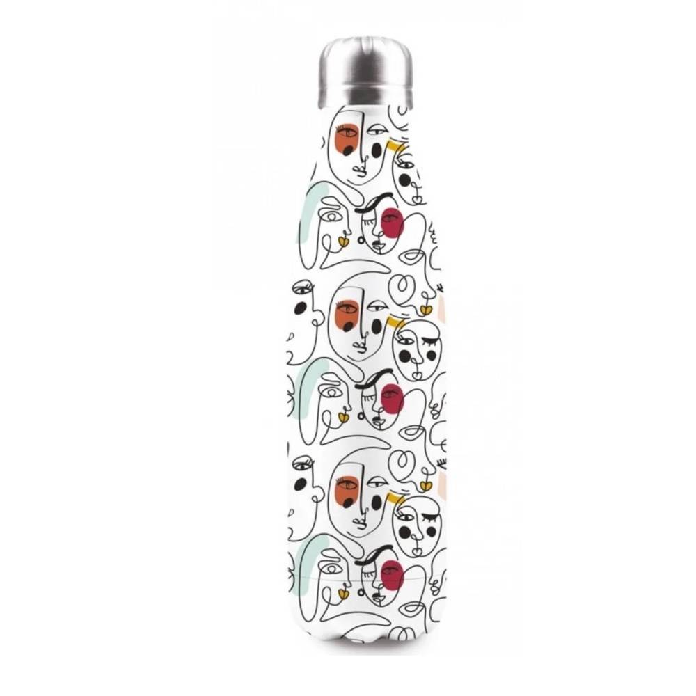 Bouteille isotherme Inox Blanc 50 cl H 26 cm Ø 7 cm - PICASSO - Imagen 2