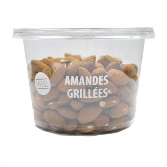 Les Vergers d'Escoute - Barquette amande grillée sans sel Vergnes 220 g