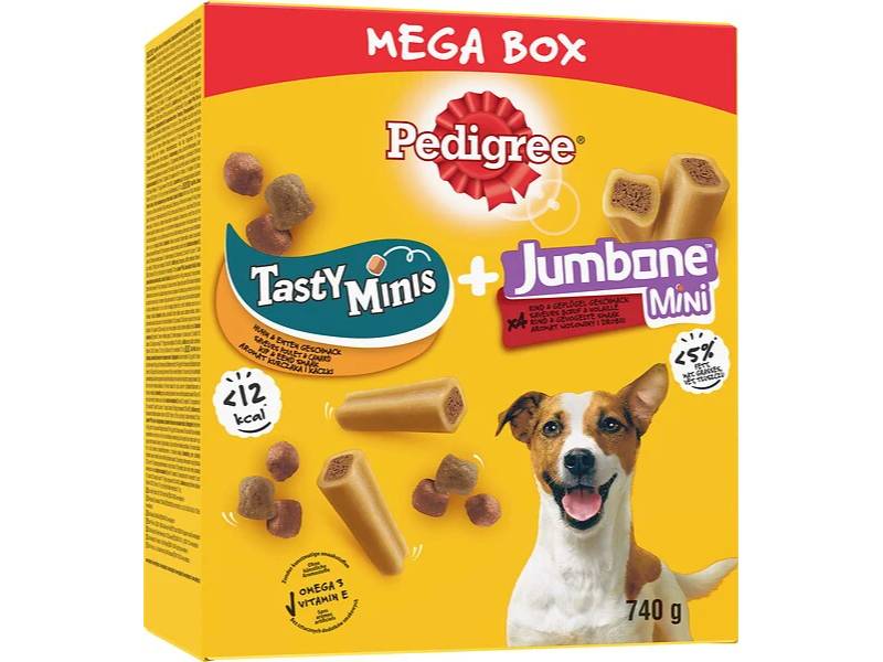 Mega Box Mix Tasty Minis Jumbone récompenses pour chien 740 g - PEDIGREE - Imagen 2