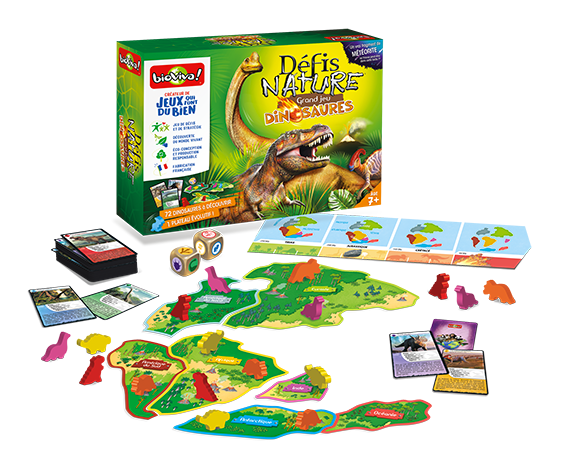 BIOVIVA - Bioviva - Le grand jeu Défis Nature Dinosaures - Imagen 2