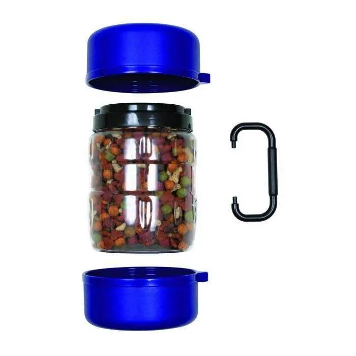 Set de voyage pour chien plastique gris foncé L.18.0 cm l.13.5 cm H.18.0 cm - Trixie - Imagen 7