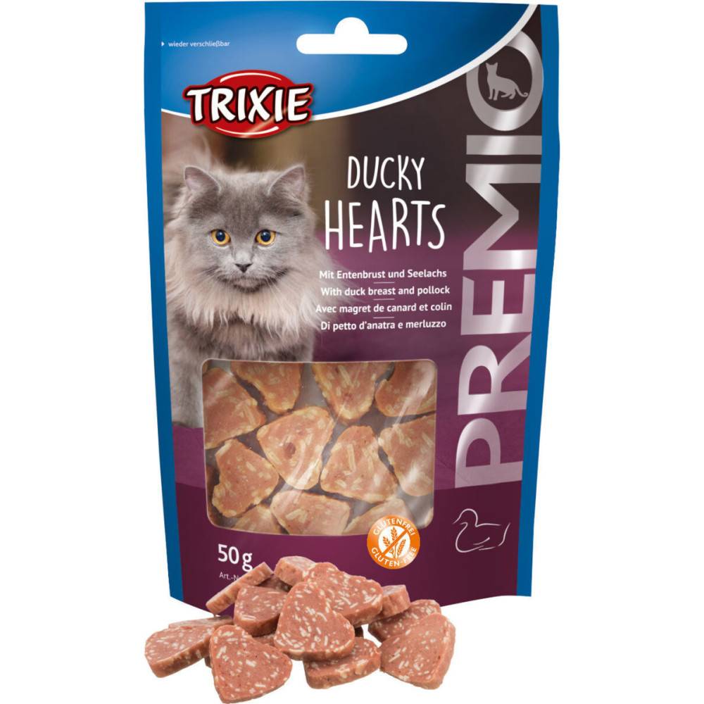 Trixie - Friandise pour chat au magret de canard et colin 50 g sachet refermable - Trixie - Imagen 4