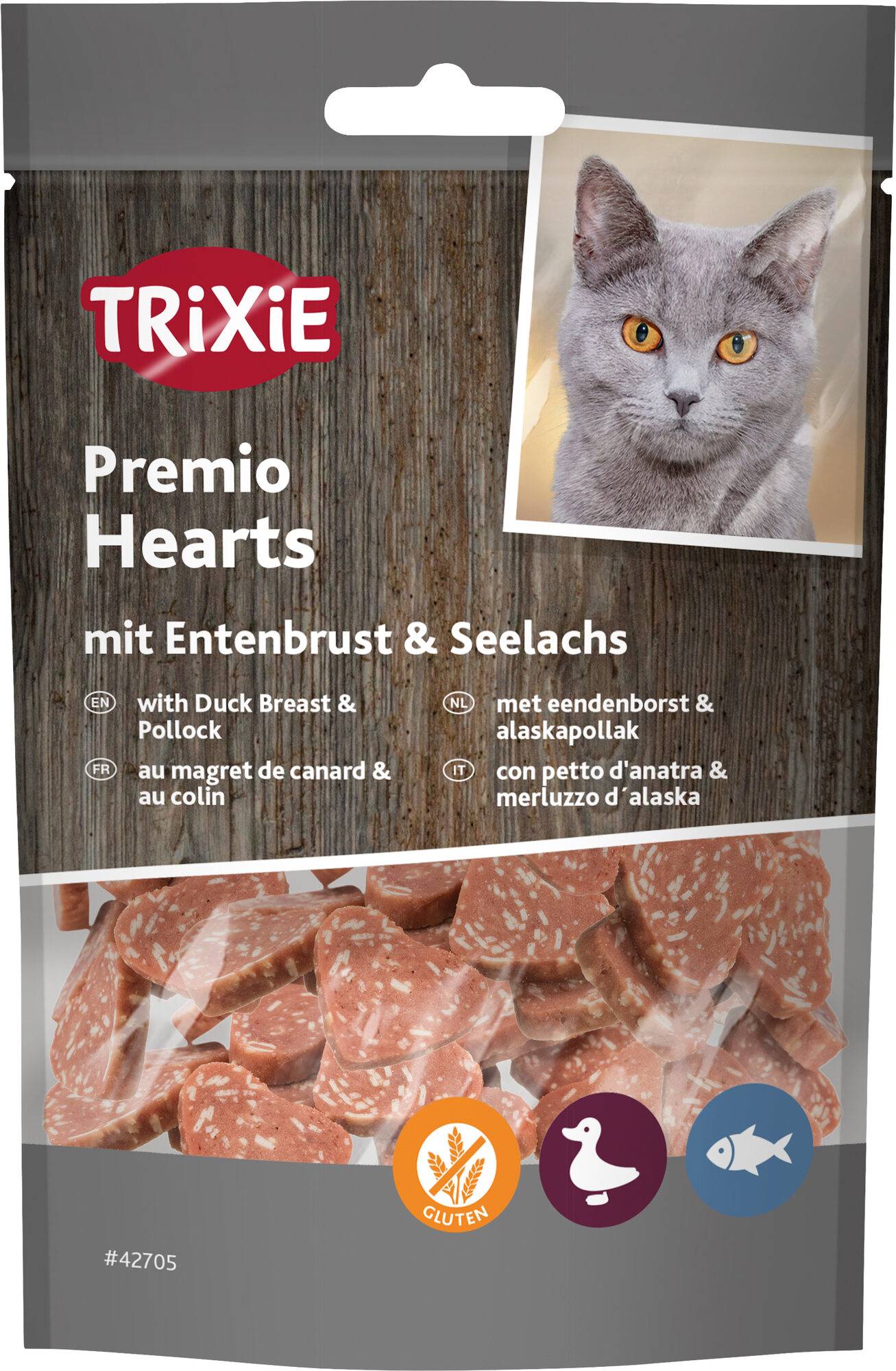 Trixie - Friandise pour chat au magret de canard et colin 50 g sachet refermable - Trixie - Imagen 1