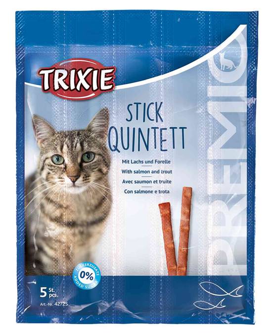 Trixie - Friandises PREMIO Quadro-Sticks saumon/truite L.14 cm - Trixie - Image 1