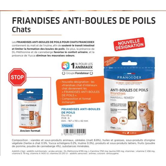 Francodex - Friandises pour chat intérieur – FRANCODEX - Image 3