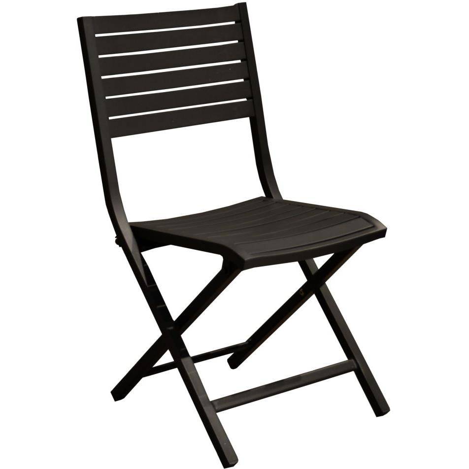 Proloisirs - Chaise de jardin alu graphite Lucca Proloisirs - Imagen 5