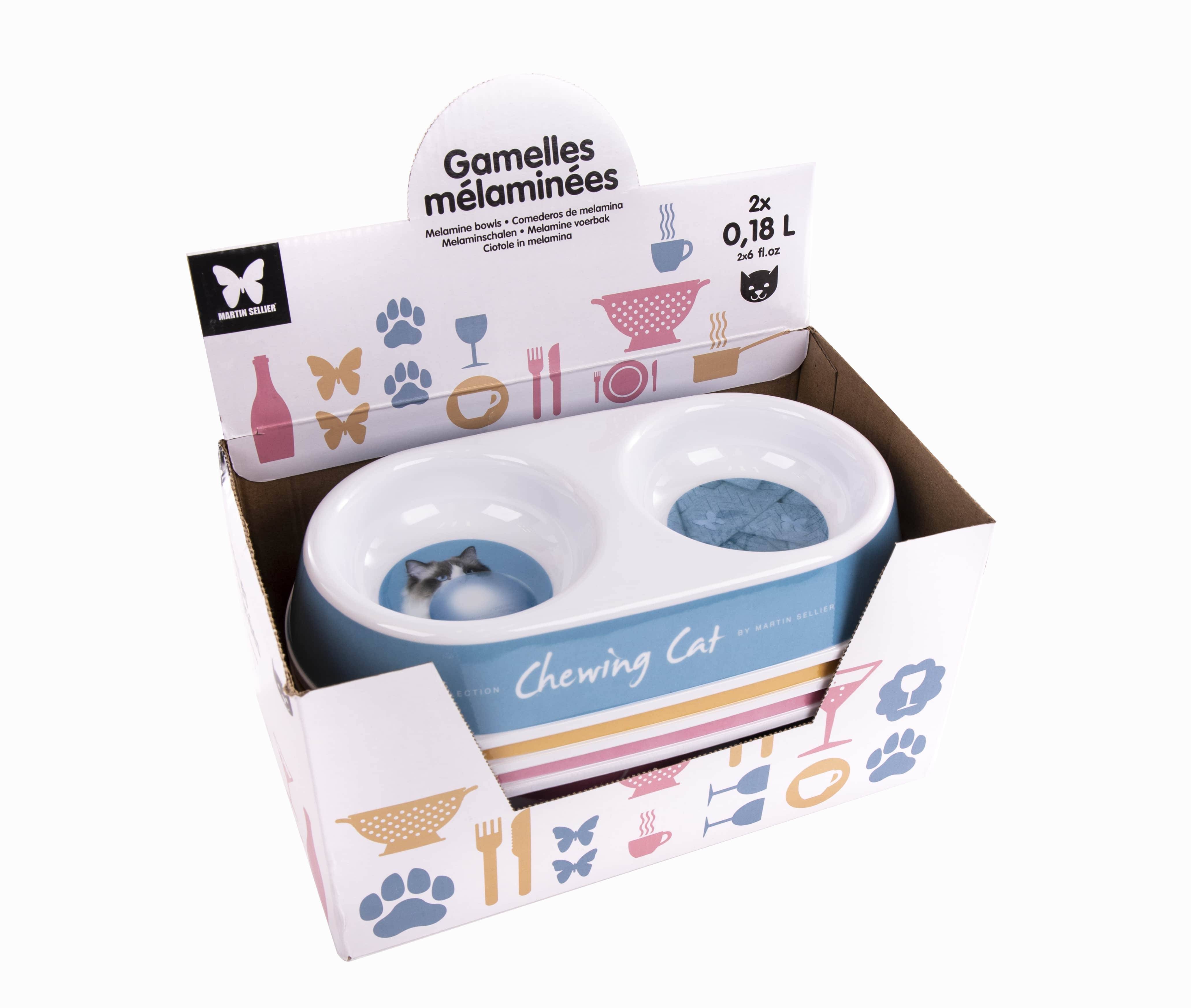 Gamelle Double Pour Chat – MARTIN SELLIER - Imagen 1