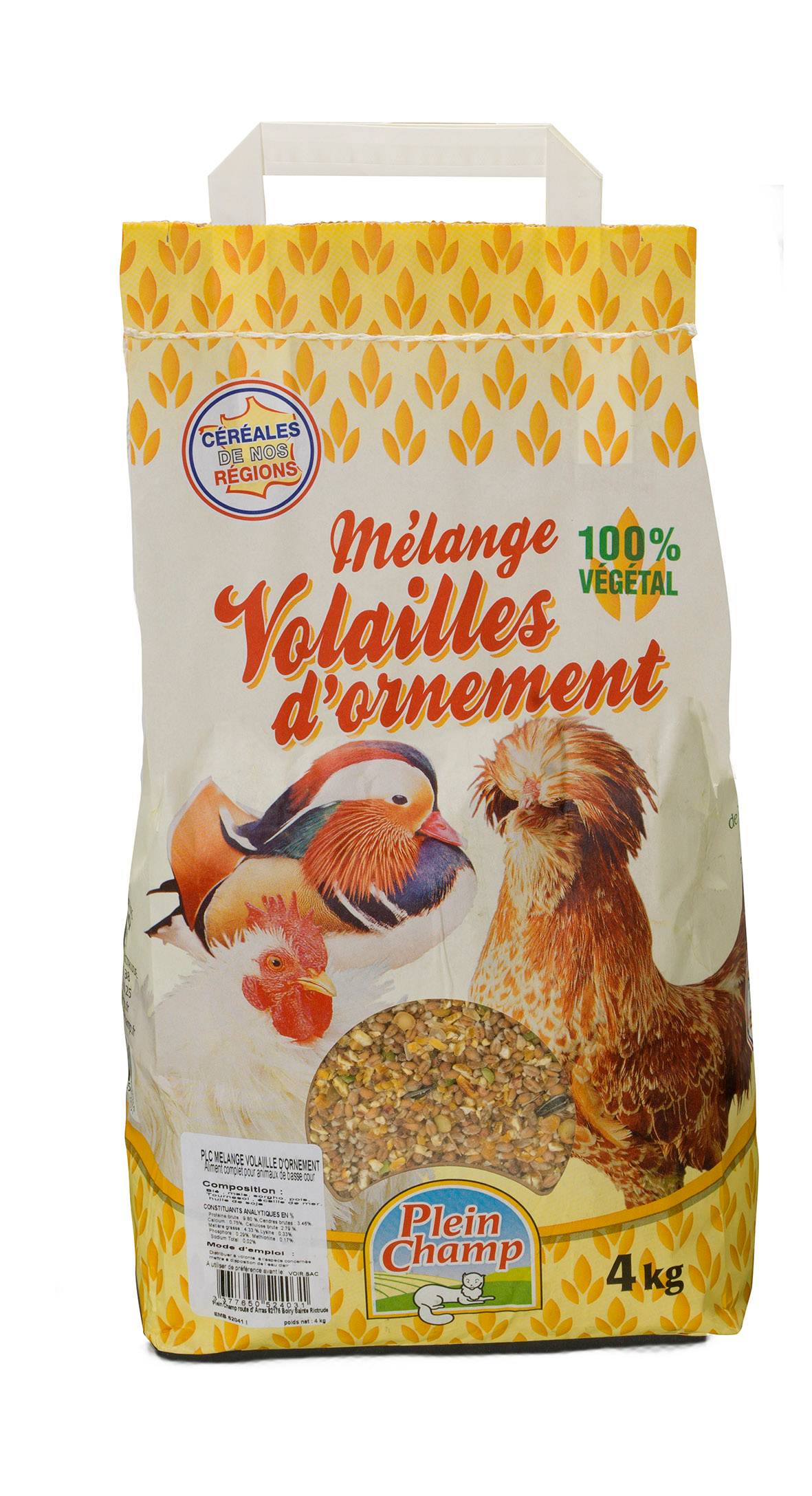 Plein Champ - Plein Champ - Mélange de céréales volaille ornement 4 kg