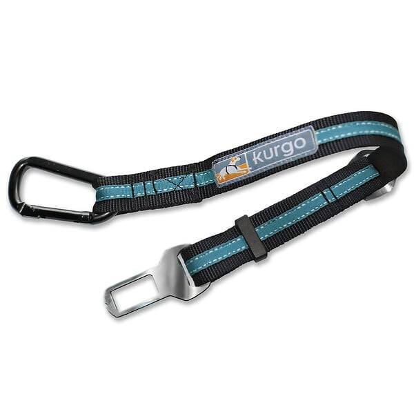 Kurgo - Correa de seguridad "direct seatbelt" azul - Imagen 1