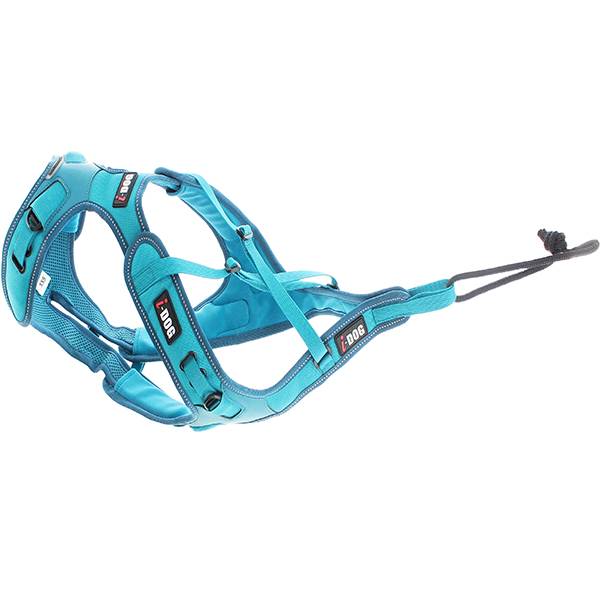I-dog - Arnés Canicross X-Back Phoenix ALM Azul 2XS - I-DOG - Imagen 3