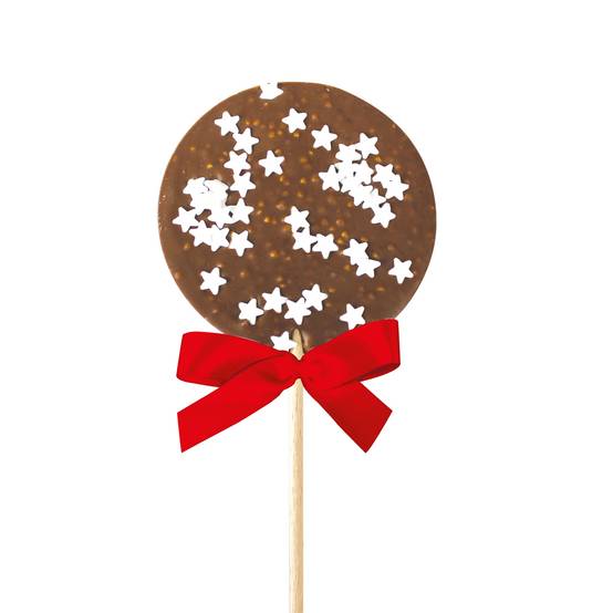 Monbana - Monbana - Sucette chocolat lait étoiles 35 g - Image 1