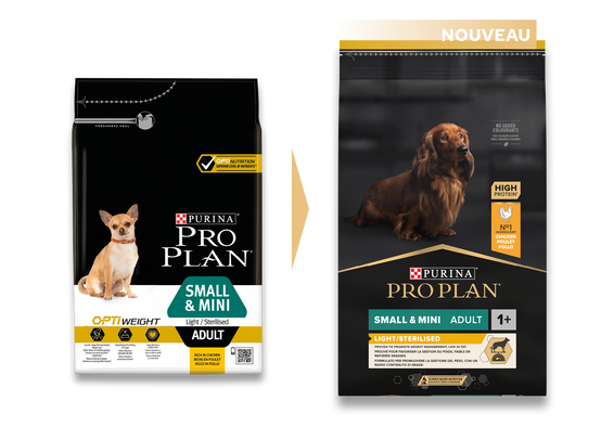 Purina Pro Plan - Croquettes chien Small et Mini Light Sterilised 3 kg - PRO PLAN - Image 3