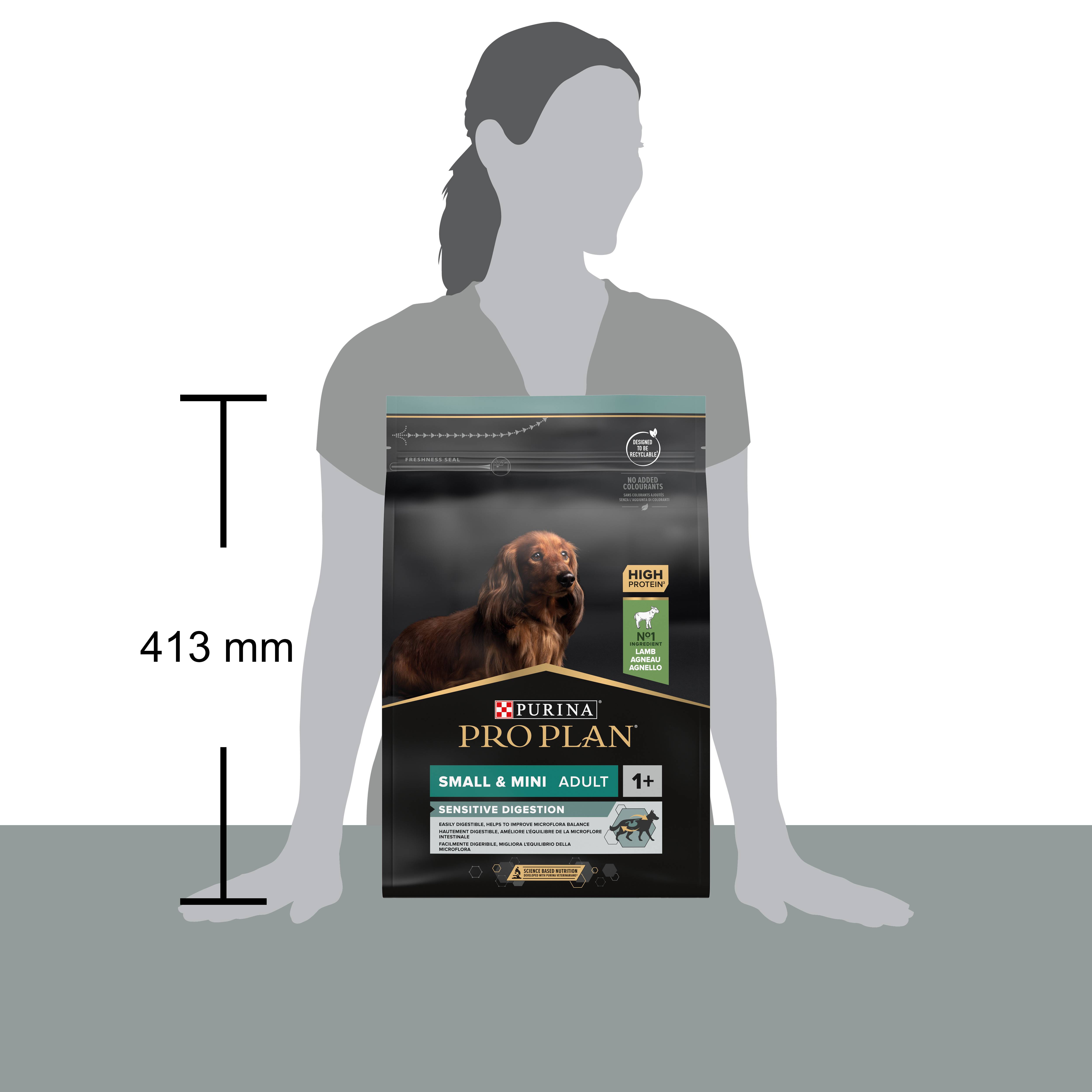 Purina Pro Plan - Croquettes chien Adulte Petit Digestion sensible 3 kg  - PRO PLAN - Image 5