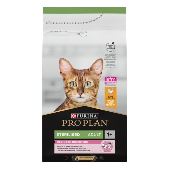 Purina Pro Plan - Croquettes chat Adulte Stérilisé Poulet 1,5 kg - PRO PLAN - Image 3