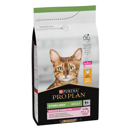 Purina Pro Plan - Croquettes chat Adulte Stérilisé Poulet 1,5 kg - PRO PLAN - Image 1