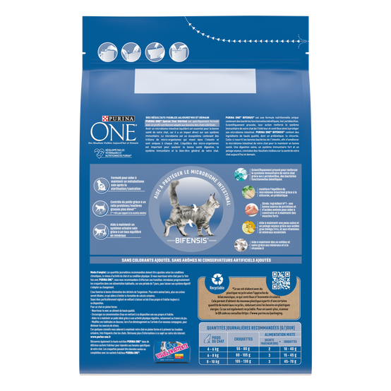 Purina One - Croquettes chat adulte stérilisé dinde 3 kg - PURINA ONE - Image 4