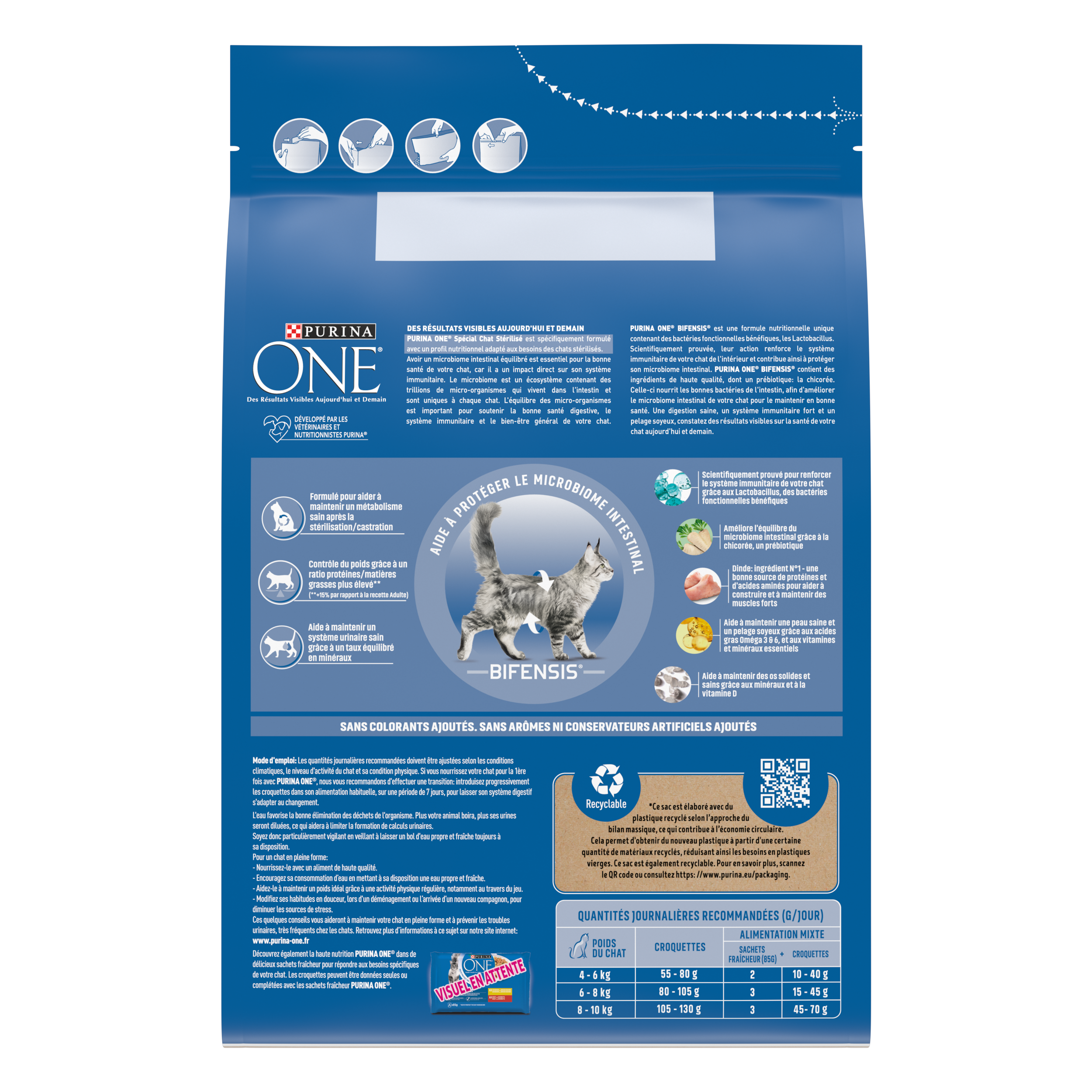 Purina One - Croquettes chat adulte stérilisé dinde 3 kg - PURINA ONE - Image 4