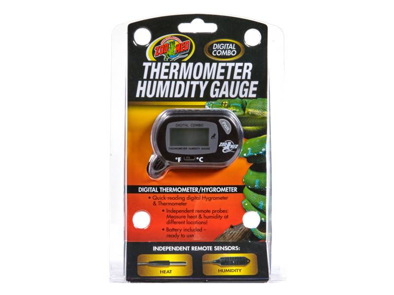 Thermomètre digital pour humidité avec sonde déportée blanc l.4.1 cm P.0.5 cm H.1.9 cm - Zolux