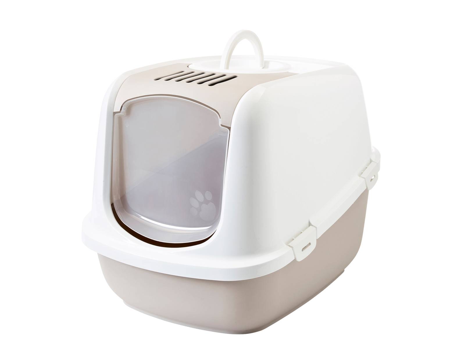 Savic - Maison toilette Nestor jumbo moka L.66,50 x l.48,50 x H.46,50 cm - Imagen 1