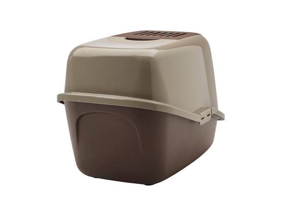 Maison de toilette Plastique Chocolat L 56 cm l 39 cm H 38,5 cm - SAVIC - Image 4