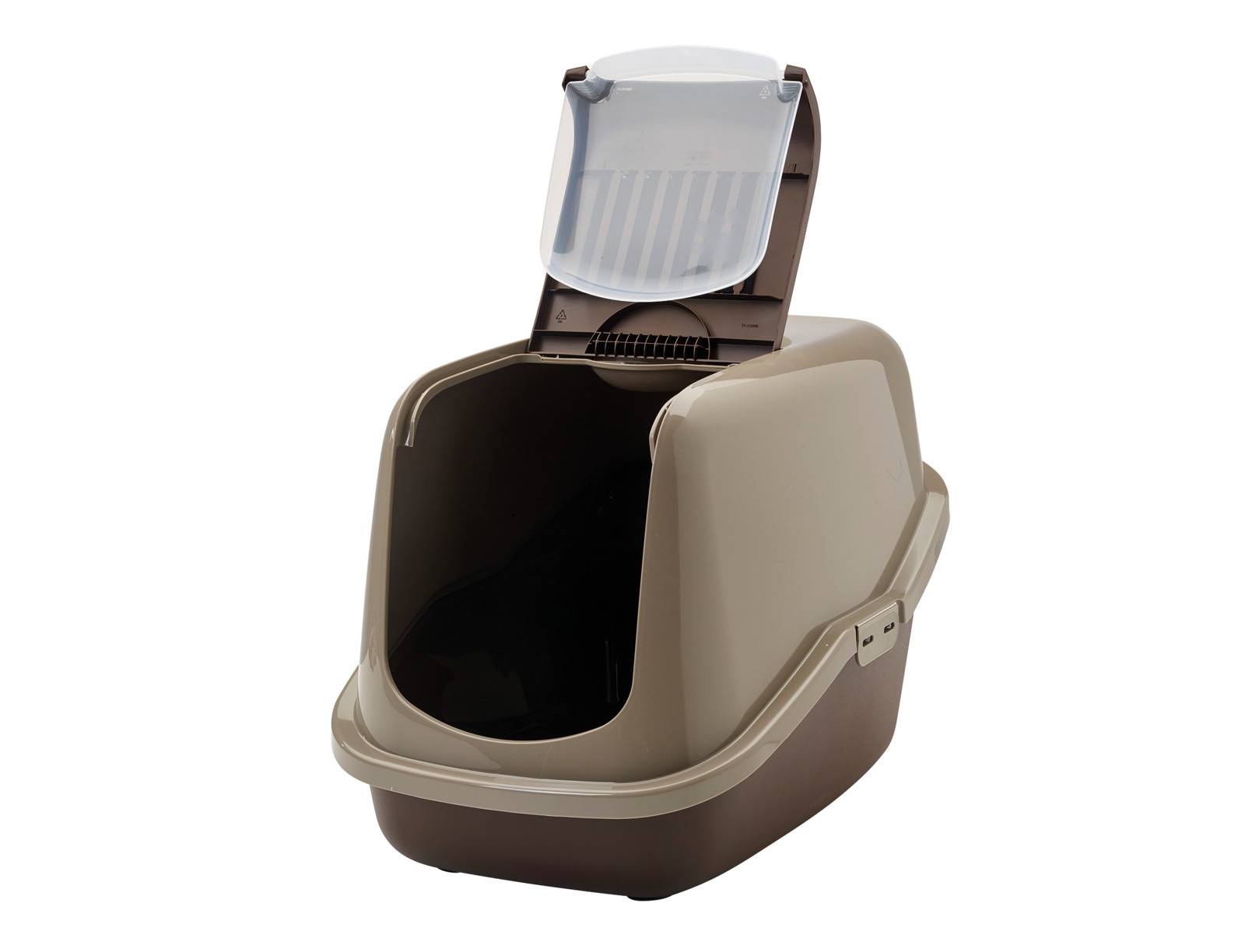 Maison de toilette Plastique Chocolat L 56 cm l 39 cm H 38,5 cm - SAVIC - Image 1
