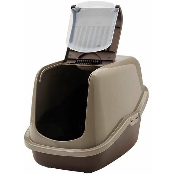 Maison de toilette Plastique Chocolat L 56 cm l 39 cm H 38,5 cm - SAVIC - Image 5
