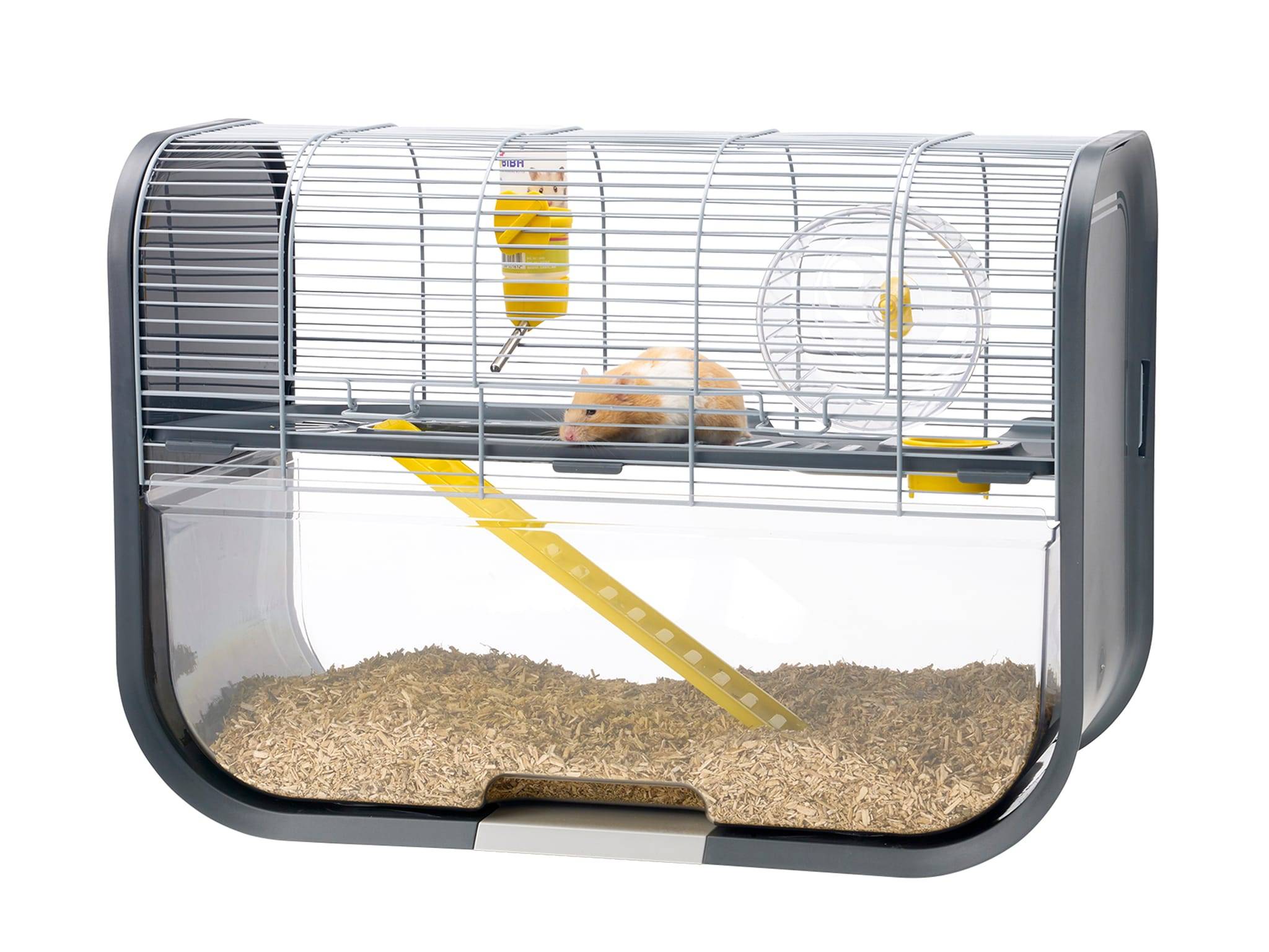 Cage pour hamster Geneva gris - L.60 x l.29 x H.44 cm