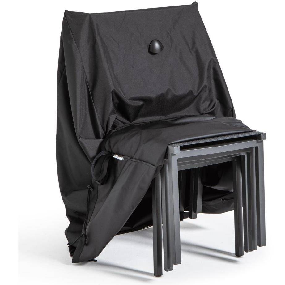 Housse de protection chaises polyester noir - COVUP - Imagen 2