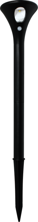 Watt & Home - Balise solaire détection LED noir Eclipse Ø 10,5 cm H 62 cm - WATT & HOME - Image 1
