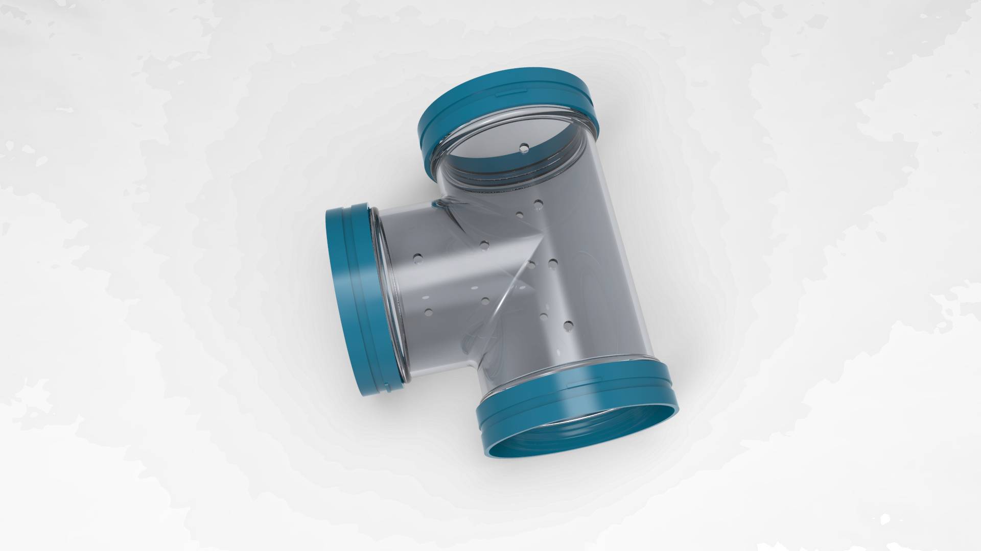 Zolux - Tube T Rody3 Gris Transparent – ZOLUX - Image 1