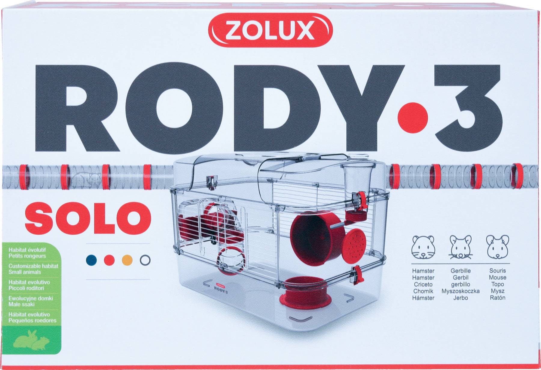 Zolux - Cage Rody 3 Solo Grenadine – ZOLUX - Imagen 3