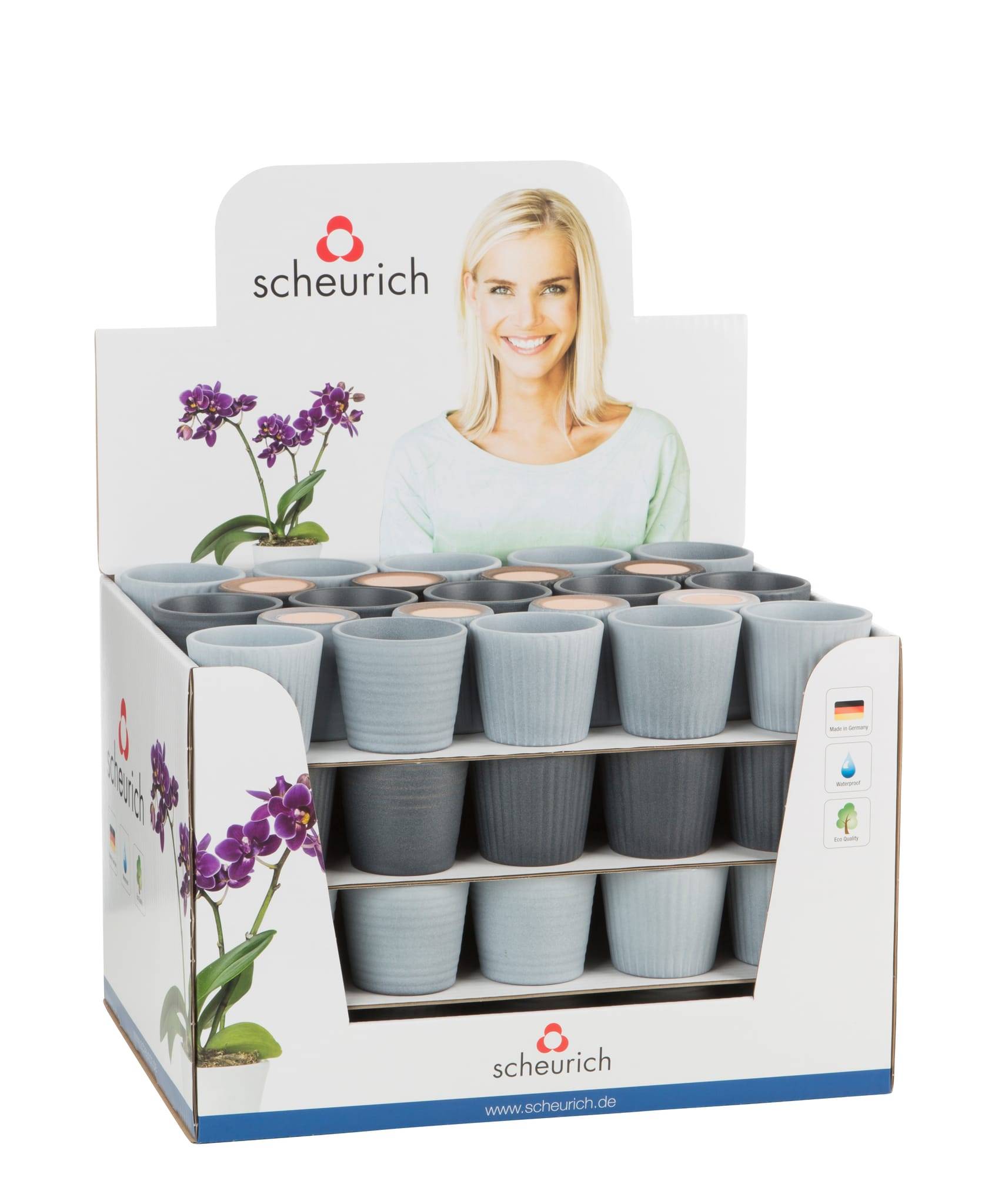 Scheurich - Mini Cache-Pot Nature Stone - SCHEURICH - Imagen 3