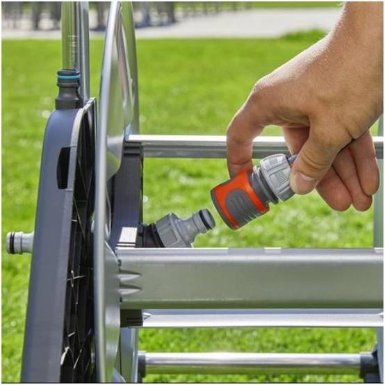 Gardena - Dévidoir sur roues metal avec tuyau L. 25 m - Gardena - Image 3