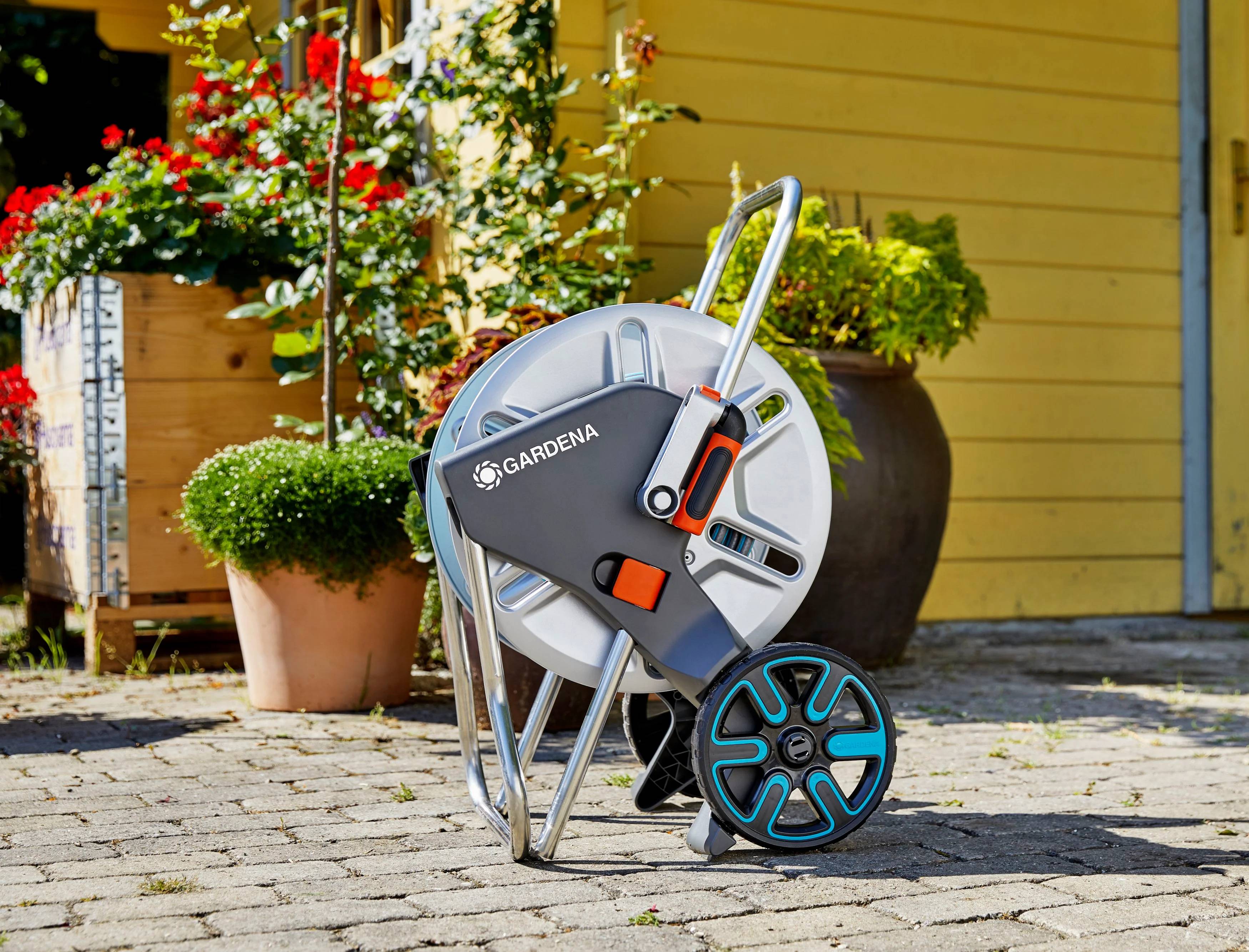 Gardena - Dévidoir sur roues metal avec tuyau L. 25 m - Gardena - Imagen 13